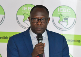 A file photo of IEBC Chair Erastus Ethekon.